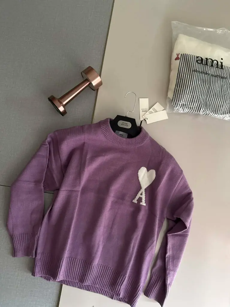 Ami Paris Unisexe mauve