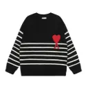 Ami Paris Unisexe rayée Noir 