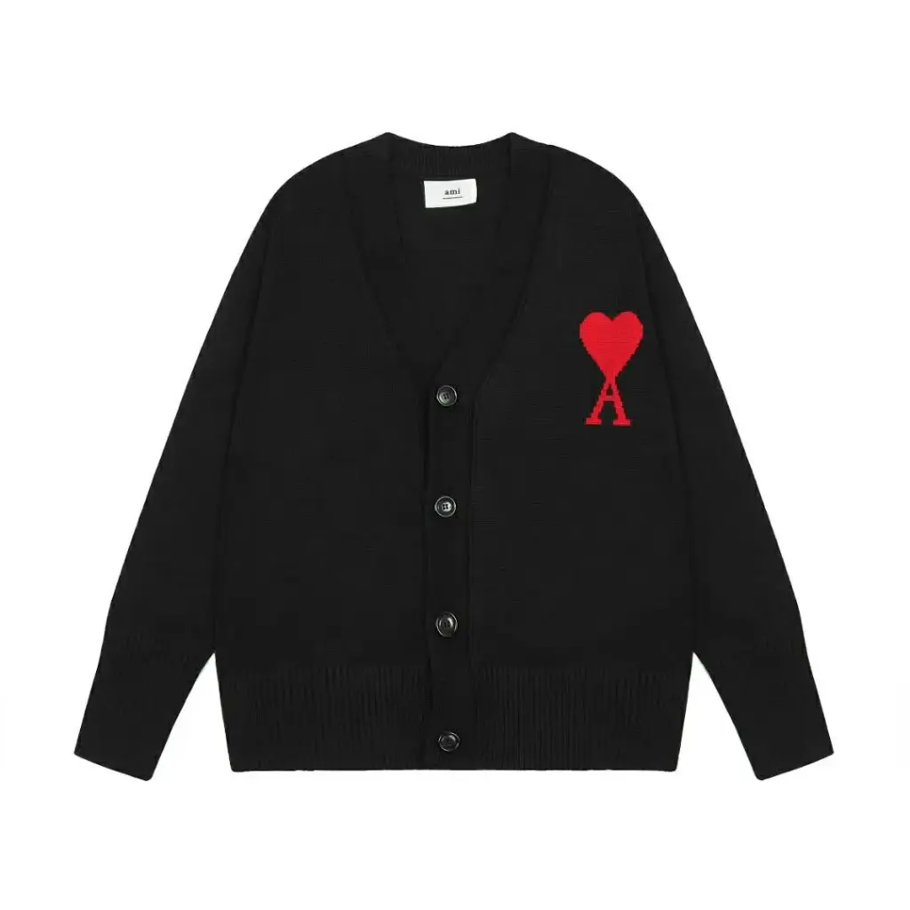 Cardigan Ami Paris Noir