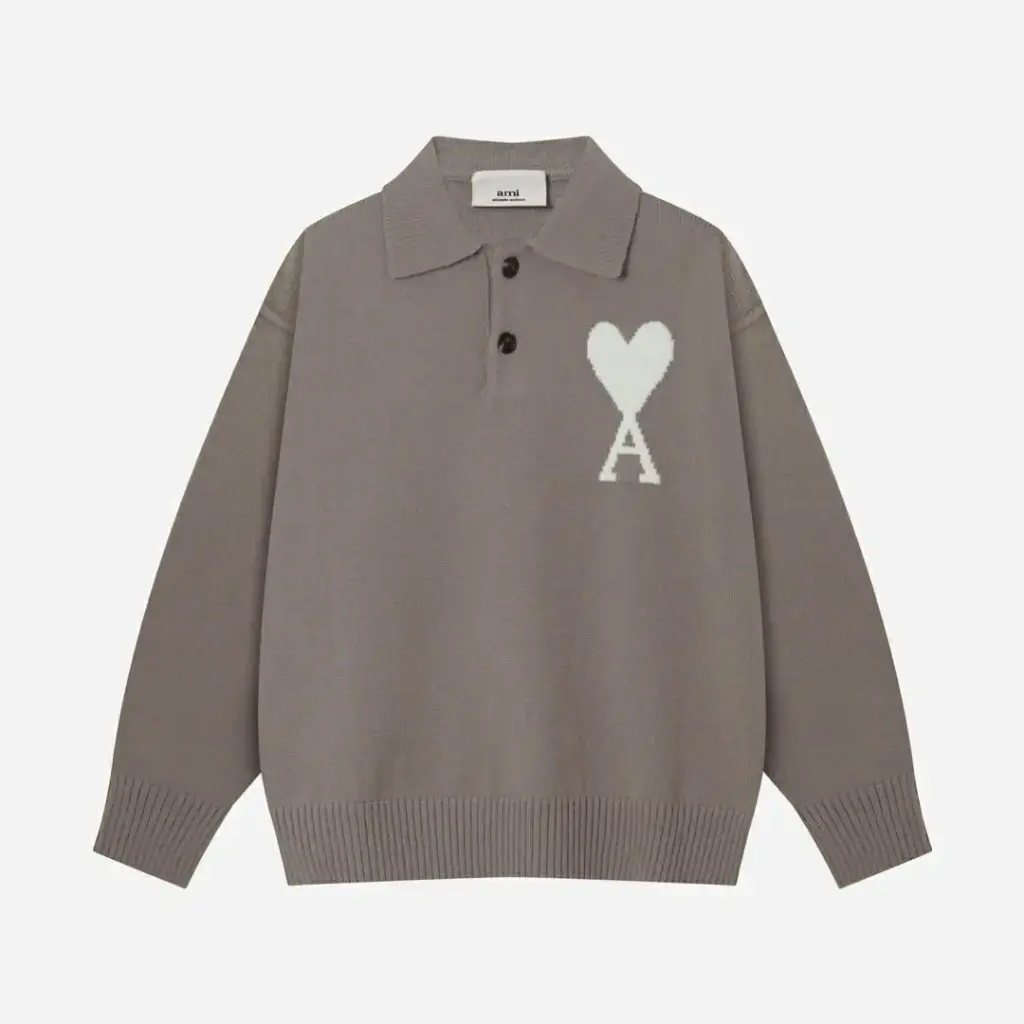 Polo Ami Paris Gris