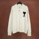 Polo Ami Paris Blanc