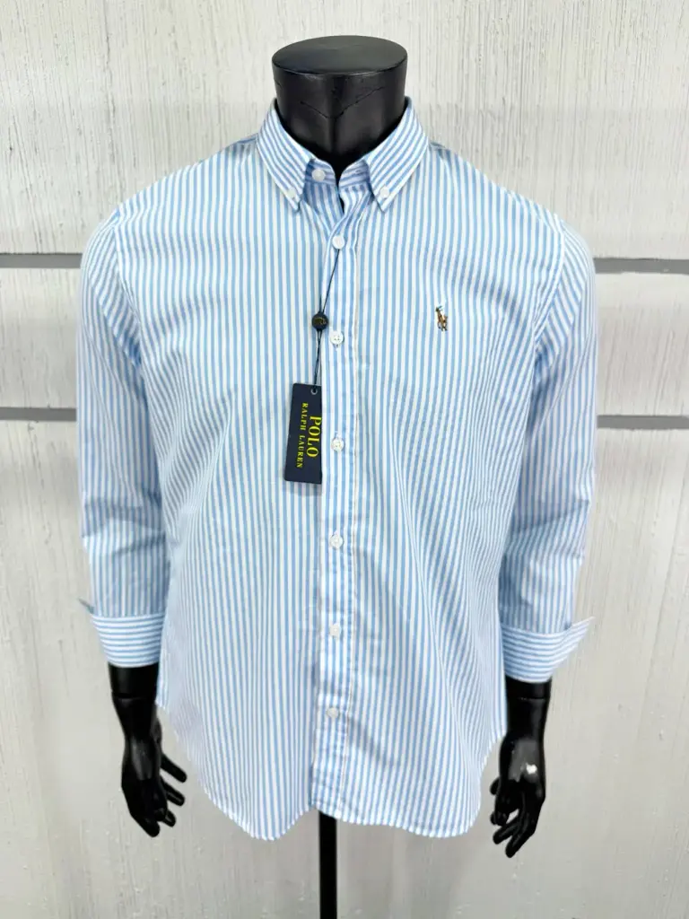 Chemise Oxford rayée stretch Custom Fit