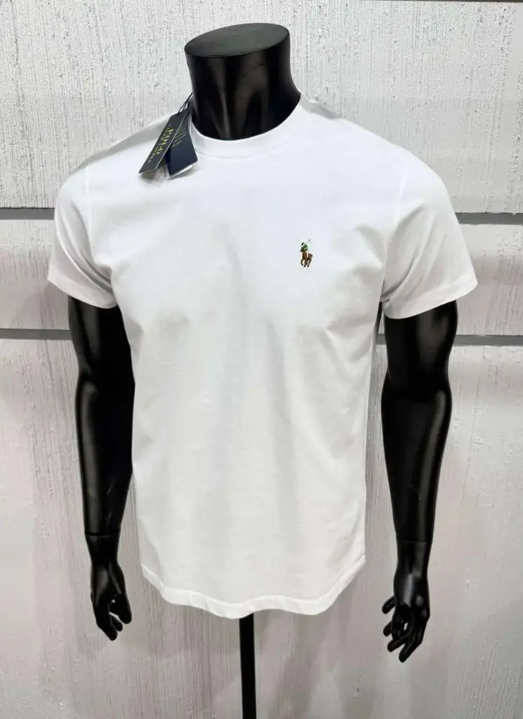 T-shirt Custom Slim Fit en coton doux blanc