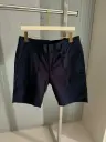Short en Lin  Bleu 