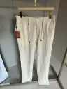 Pant en lin Beige Loro Piana 