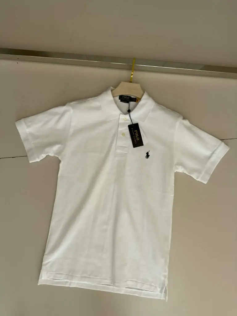 Polo RLP Blanc en Pique 