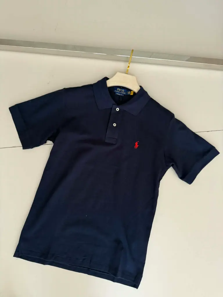 Polo RLP Bleu en Pique 