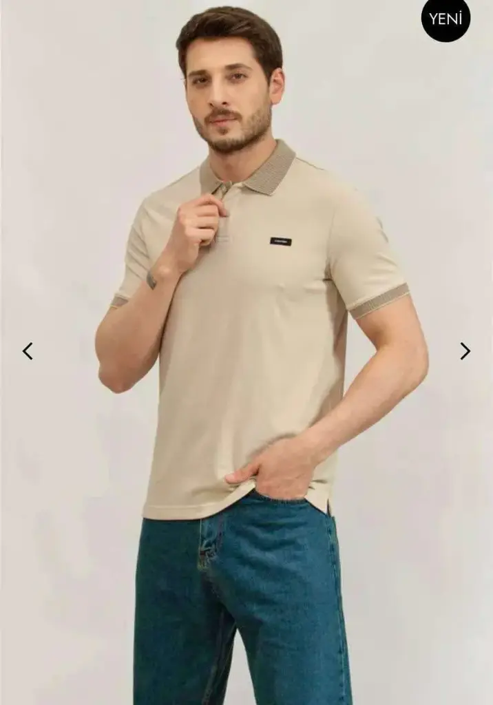 Polo Calvin Klein biege