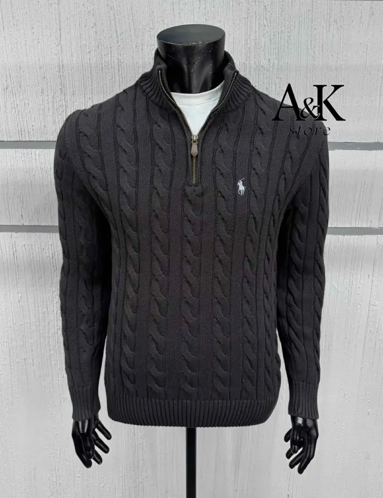 Ralph Lauren zip marron