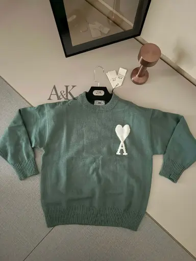 Ami Paris Unisexe Vert 