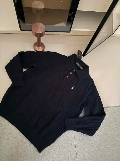 triko polo ralph bleu