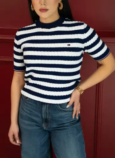 Triko Tommy Hilfiger Rayée 