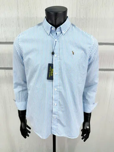 Chemise Oxford rayée stretch Custom Fit
