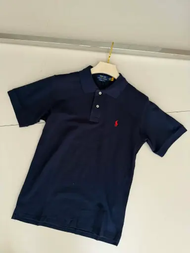 Polo RLP Bleu en Pique 